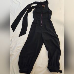 Biba crepe black jumpsuit,sz36EUR